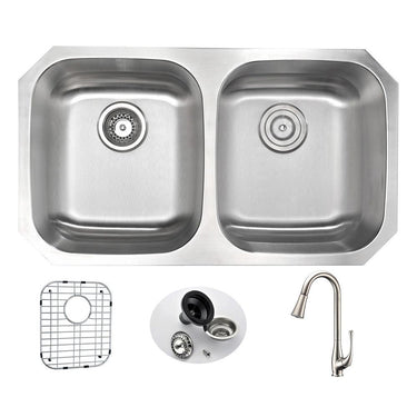 ANZZI MOORE Series KAZ3218-042 Kitchen Sink Kitchen Sink ANZZI